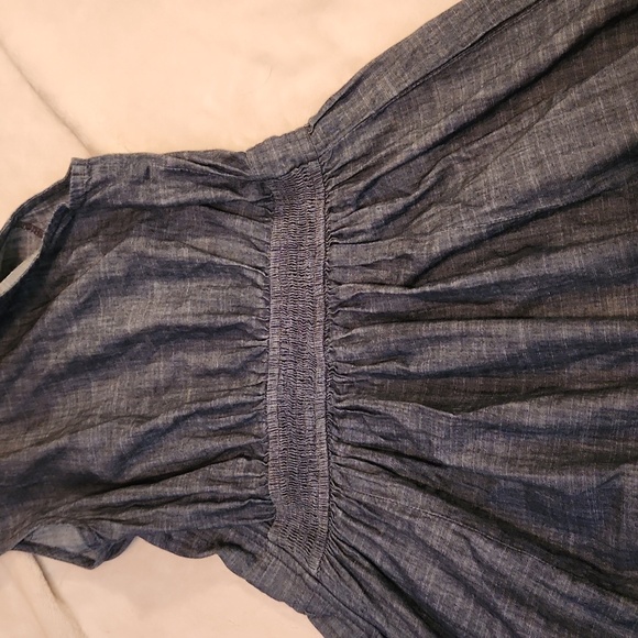 Eshakti chambray fir and flare dress - Picture 6 of 8